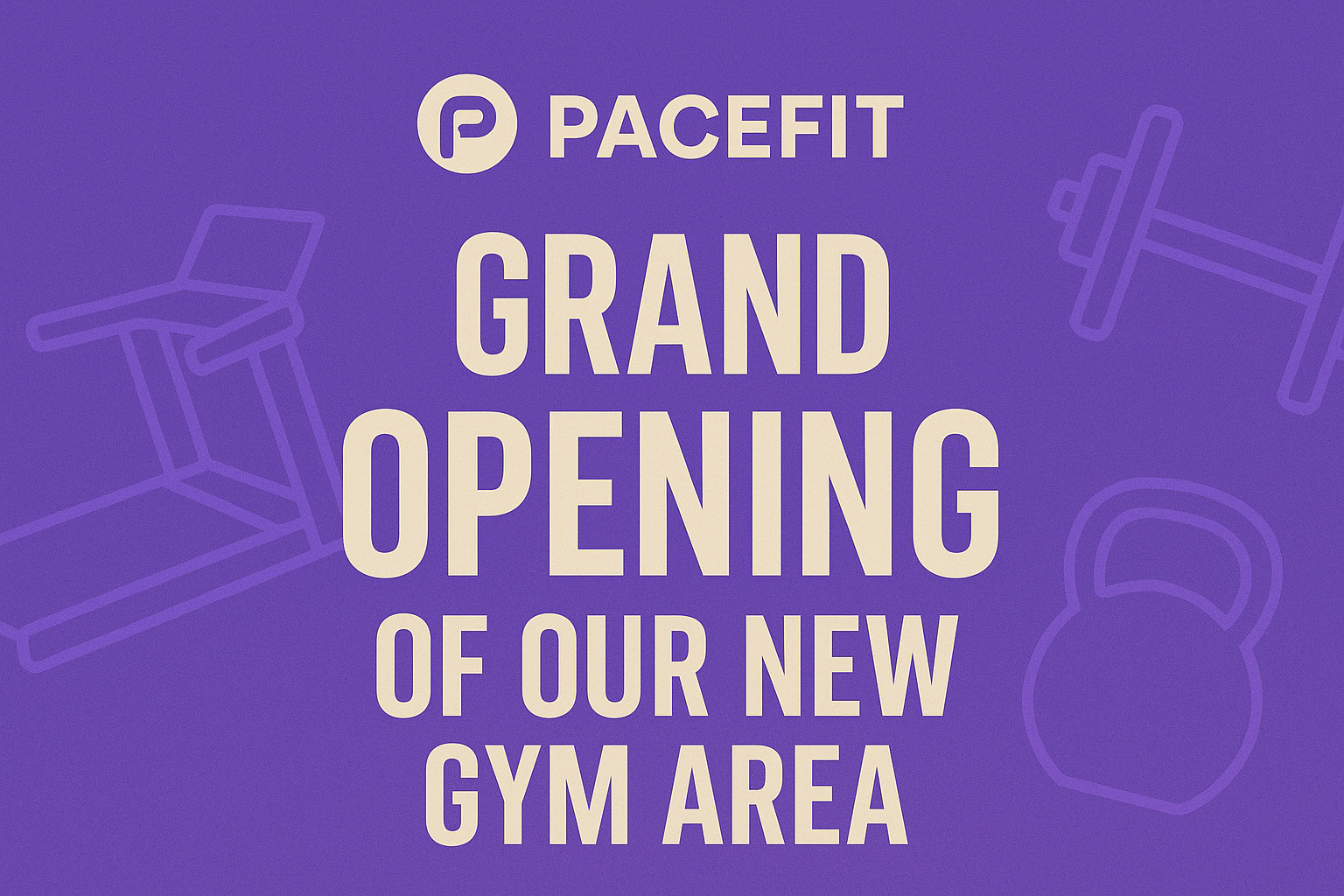 Grand Opening of Our New Gym Area